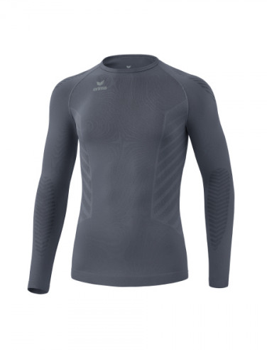 Erima Functional Underwear Long Sleeve Athletic Round Neck (seamless) grey Men